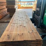 Ca. 105x Channelsidding zwart gecoat, 18x140mm, lengte 300cm
